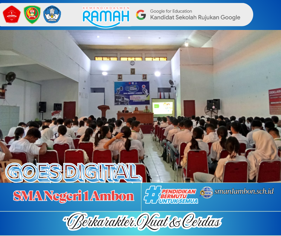 SMA Negeri 1 Ambon menerima kegiatan sosialisasi pendidikan dari Universitas Pattimura, khususnya Fakultas Pertanian Program Studi Kehutanan, yang ditujukan kepada siswa-siswi kelas XII.