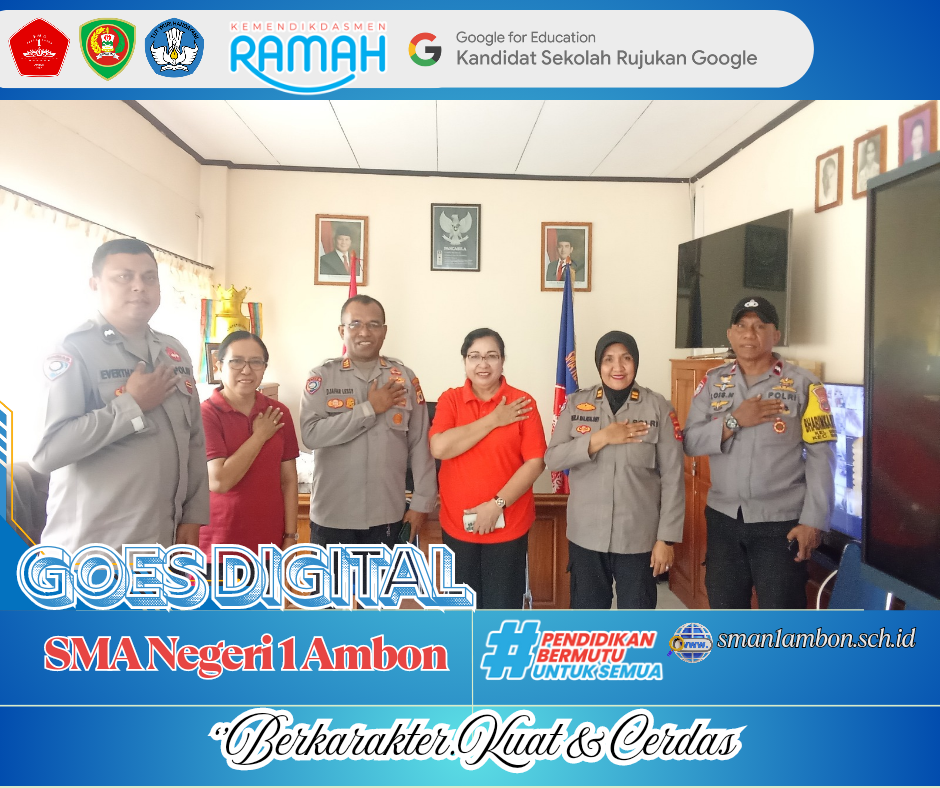 Kunjungan Polresta Ambon ke SMA Negeri 1 Ambon