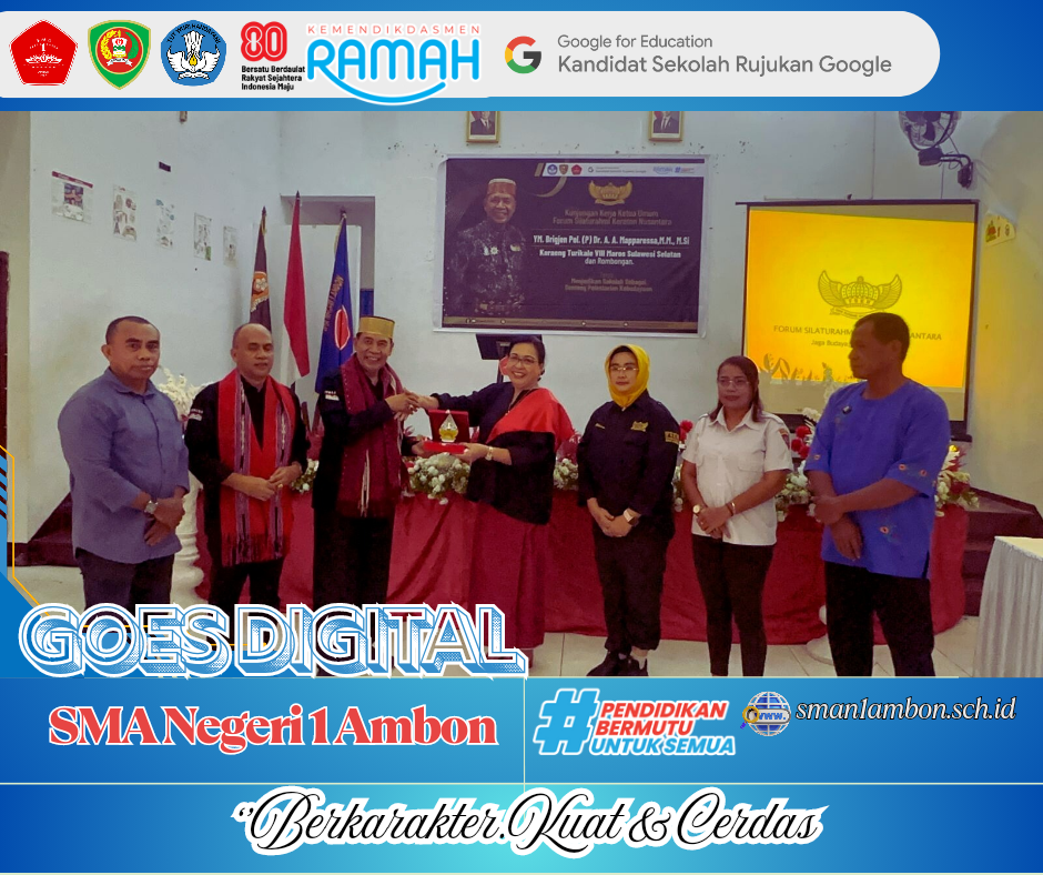 Kepala SMA Negeri 1 Ambon Dikukuhkan sebagai Anggota Kehormatan FSKN