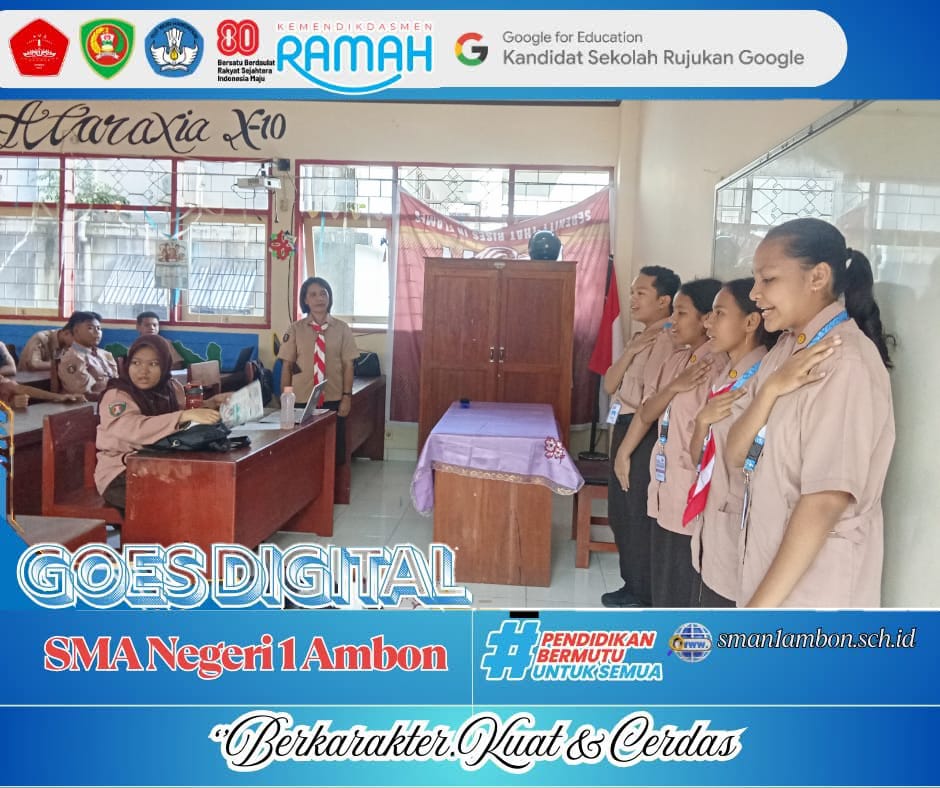 Pembinaan Berbasis Gugus Depan di Kelas SMA Negeri 1 Ambon