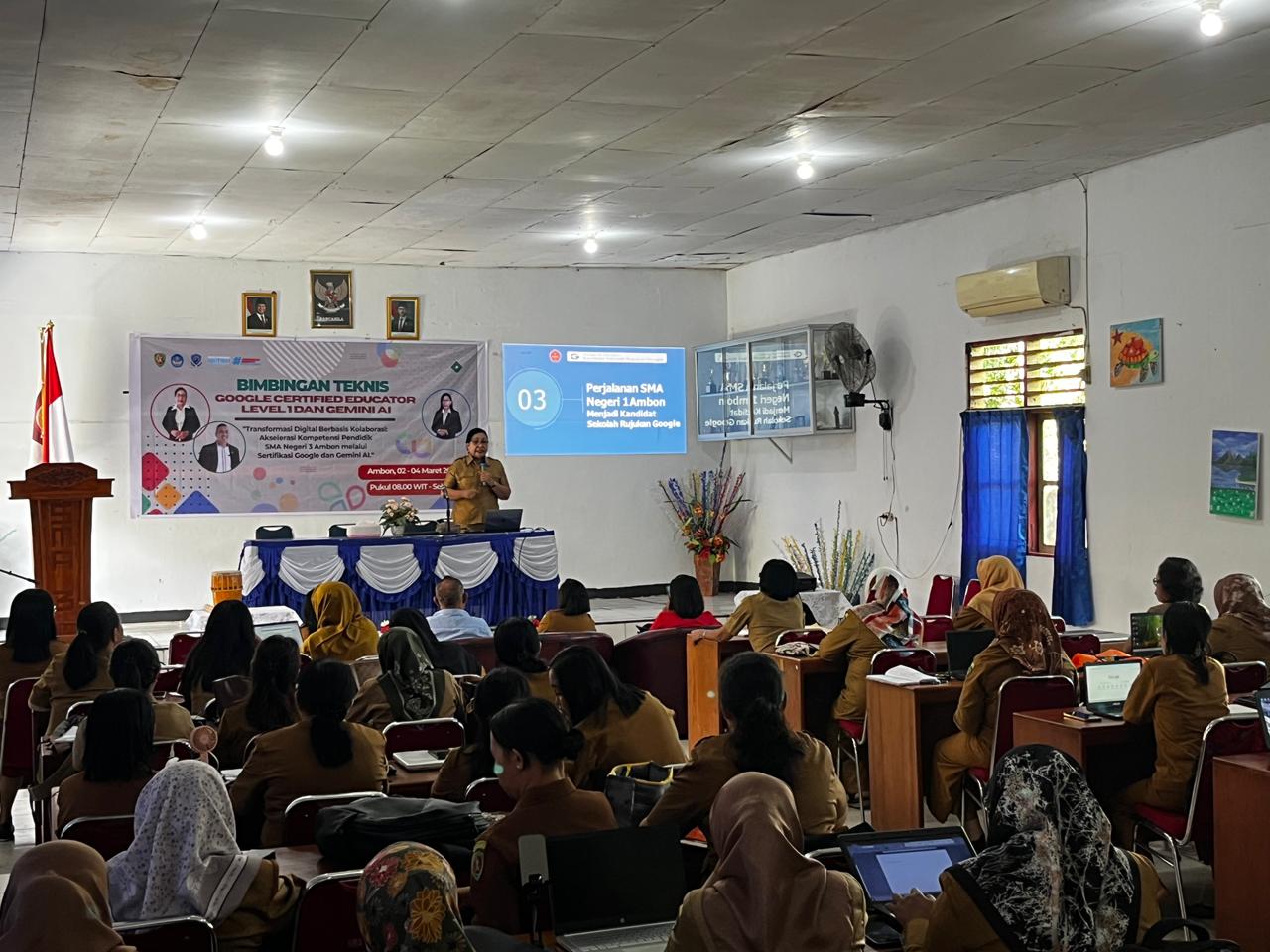SMA Negeri 1 Ambon sebagai Kandidat Sekolah Rujukan Google Pengimbasan ke SMAN 3 Ambon