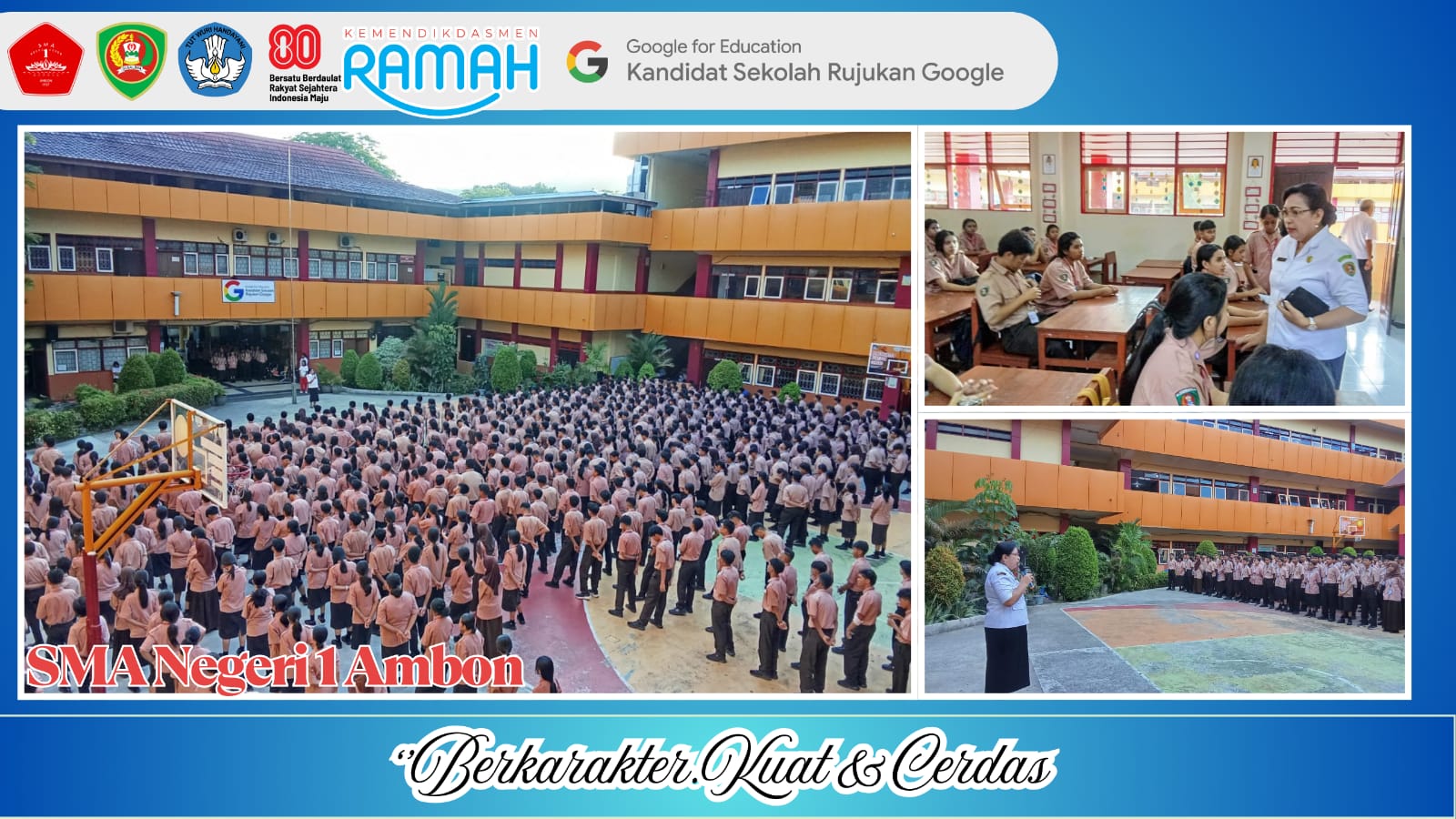 Sapaan Pagi Penuh Inspirasi dari Kepala Sekolah