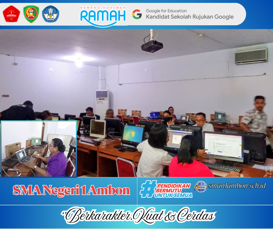 SMA Negeri 1 Ambon Kembali Laksanakan Tes Google Gemini Level 2, Kepala Sekolah dan Guru Raih Kelulusan