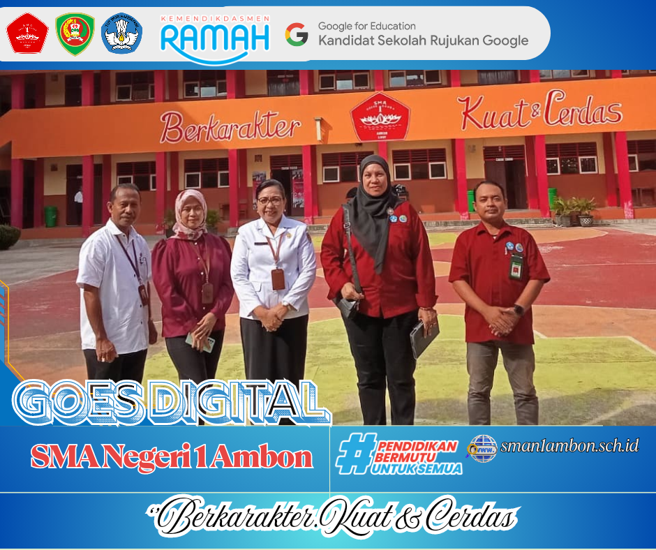 Kunjungan Kepala BPMP Maluku di SMAN 1 Ambon pada Pelaksanaan TKA Gelombang II Hari Pertama