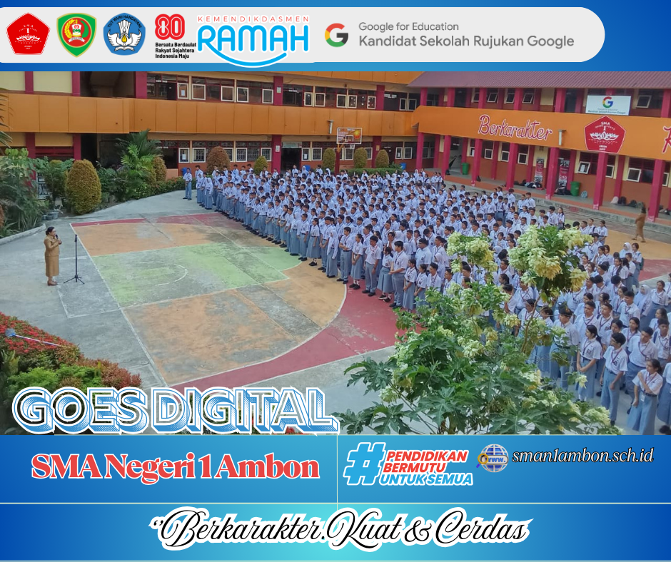 SMA Negeri 1 Ambon melaksanakan apel pagi pada Senin, 5 Januari 2025,