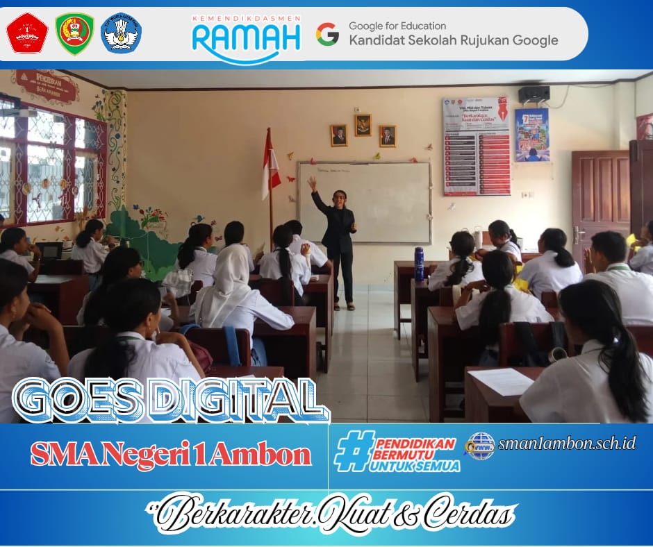 Sosialisasi Program Komunitas Interpreneur Timur di SMA Negeri 1 Ambon