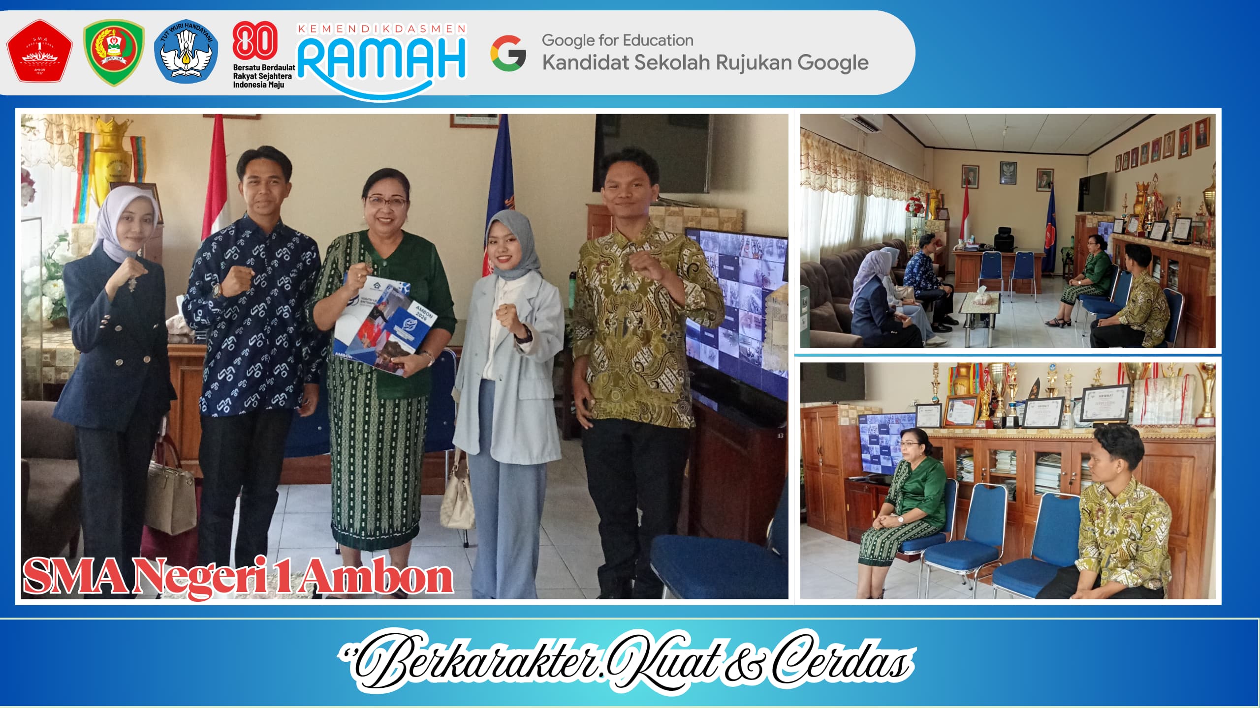 Kunjungan Komunitas Youth Leadership Interpreneur  ke SMA Negeri 1 Ambon