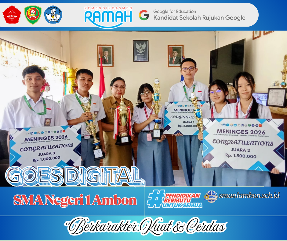 SMA Negeri 1 Ambon Kembali Raih Piala Bergilir Lomba Meninges 2026