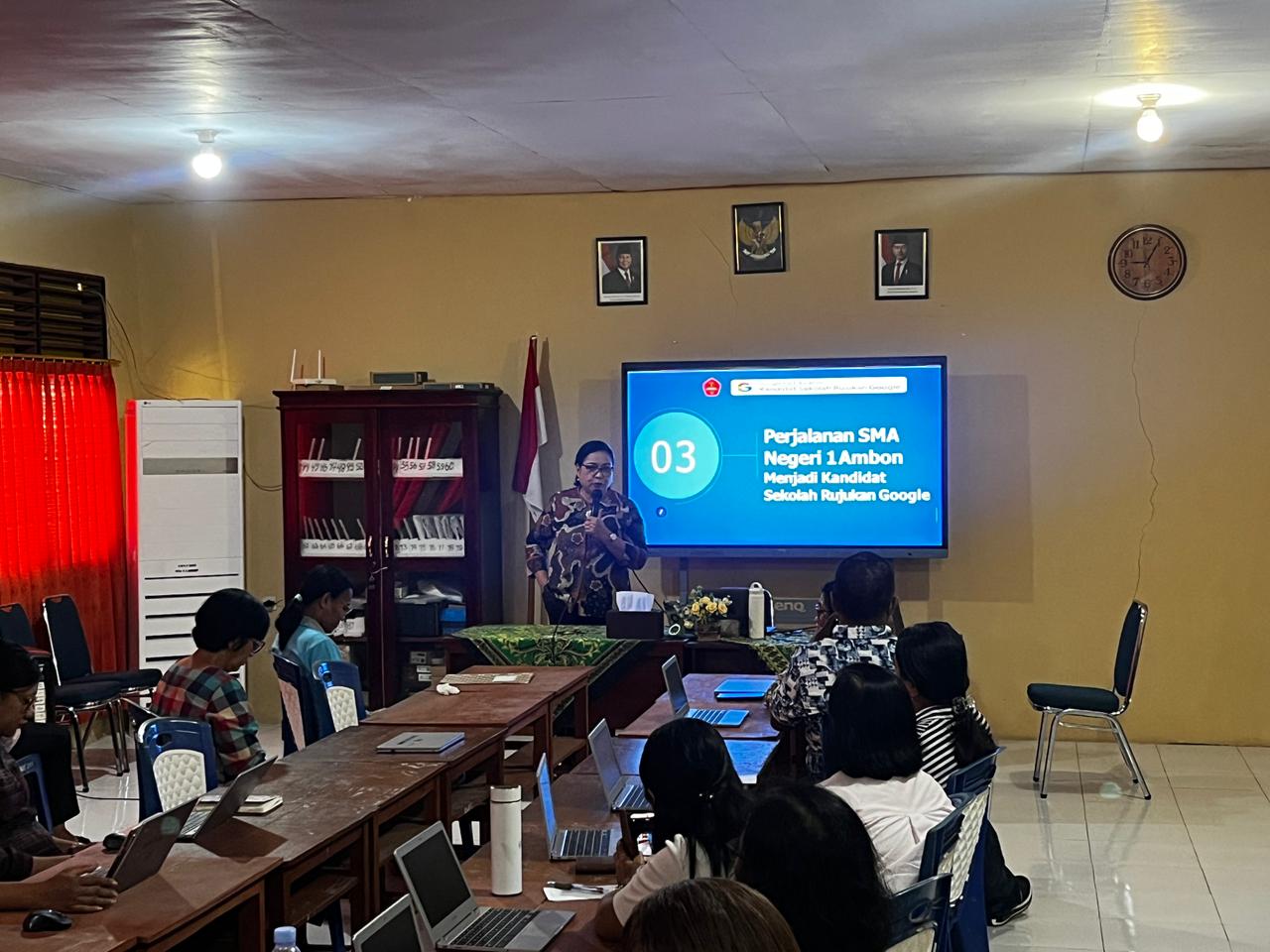 SMA Negeri 1 Ambon sebagai Kandidat Sekolah Rujukan Google Pengimbasan ke SMAN 5 Ambon