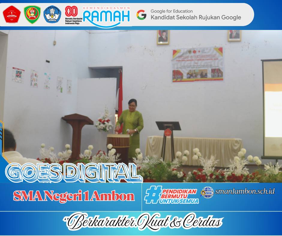 PEMBUKAAN DIKLAT DAN PENGUKUHAN ANGGOTA PMR SMA NEGERI 1 AMBON TAHUN 2025