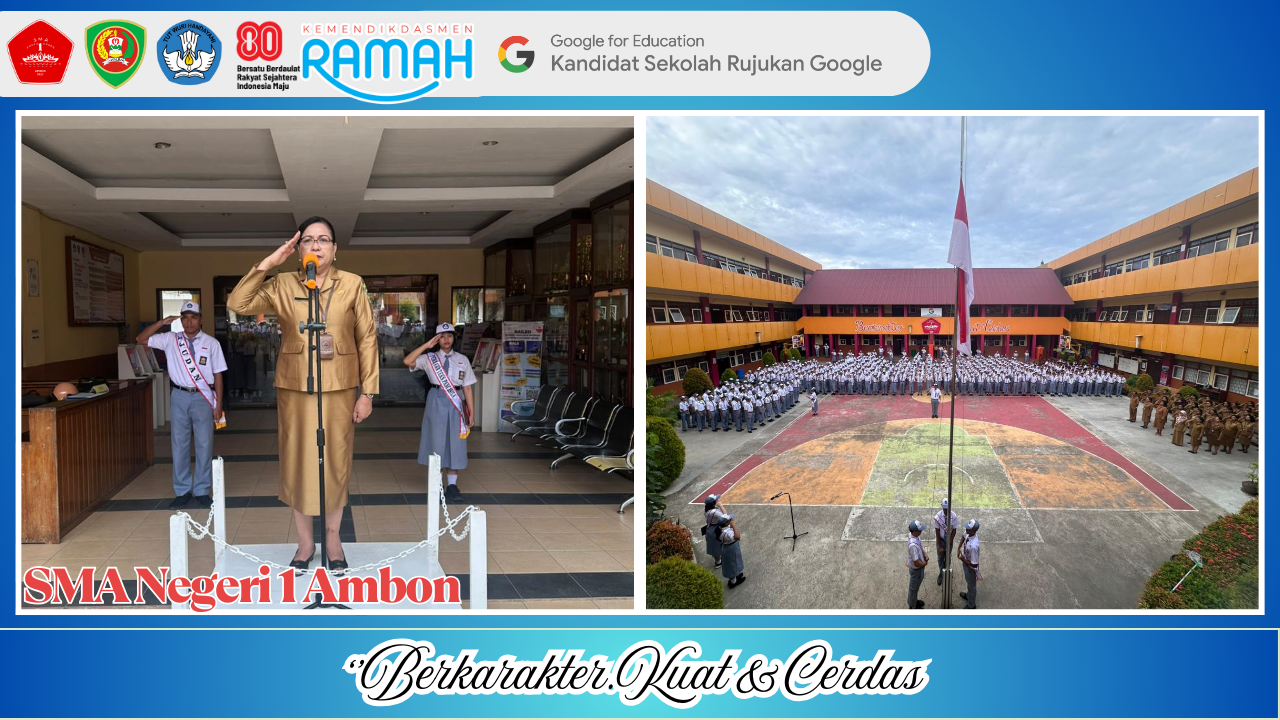 Upacara bendera yang dilaksanakan pada Senin, 12 Januari 2025