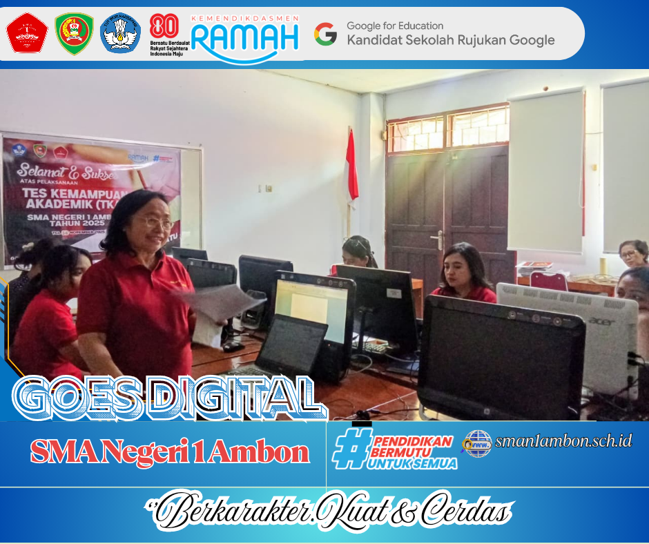 Guru SMA Negeri 1 Ambon Ikuti Kombel Pembuatan Tes Asesmen Sumatif Berbasis Google Form